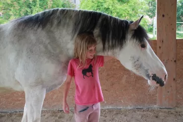 Kind mit Pferd Kind mit Pferd